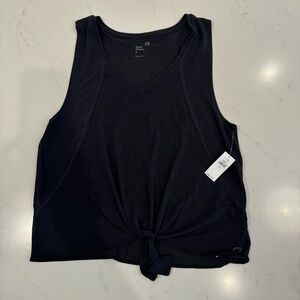 NWT GapFit Breathe V Neck Tank Black XS